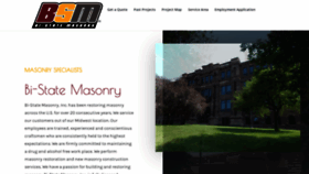 What Bistatemasonry.com website looked like in 2019 (4 years ago)
