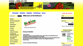 What Biokiste-hof-kotthausen.de website looked like in 2019 (4 years ago)