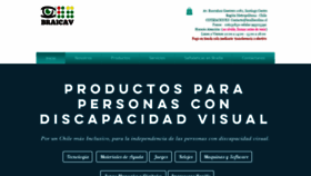 What Braillechile.cl website looked like in 2019 (6 years ago)