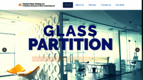 What Burhani.glass website looked like in 2019 (4 years ago)
