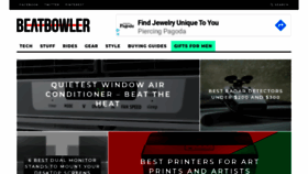 What Beatbowler.com website looked like in 2019 (4 years ago)