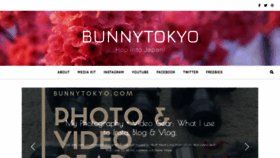 What Bunnytokyo.com website looked like in 2019 (4 years ago)