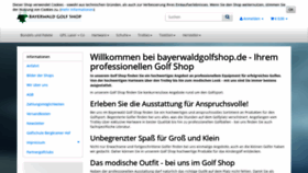 What Bayerwaldgolfshop.de website looked like in 2019 (4 years ago)