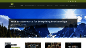 What Breck.net website looked like in 2019 (4 years ago)