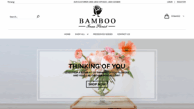 What Bambooflorist.com.my website looked like in 2019 (4 years ago)