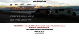 What Bta4wd.com website looked like in 2019 (4 years ago)