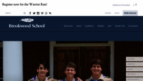 What Brookwoodschool.org website looked like in 2019 (4 years ago)