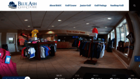 What Blueashgolfcourse.com website looked like in 2019 (4 years ago)