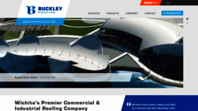 What Buckleyroofing.com website looked like in 2019 (4 years ago)