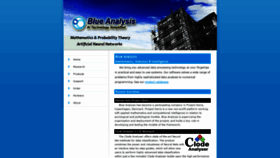 What Blueanalysis.com website looked like in 2019 (4 years ago)