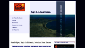 What Bajasunrealestate.net website looked like in 2019 (4 years ago)