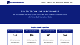 What Buyfbpagelikes.com website looked like in 2019 (4 years ago)