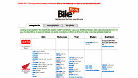 What Bikefinds.com website looked like in 2019 (4 years ago)