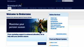 What Brokerzone.ie website looked like in 2019 (4 years ago)