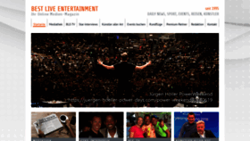 What Best-live-entertainment.de website looked like in 2019 (4 years ago)