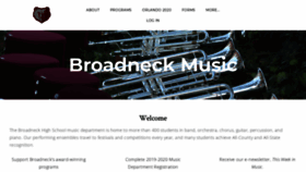 What Bhsmusic.org website looked like in 2019 (4 years ago)