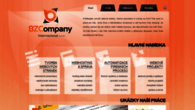 What Bzcompany.cz website looked like in 2019 (4 years ago)