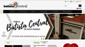 What Batistacentral.com.br website looked like in 2019 (4 years ago)