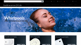 What Badewanne24.de website looked like in 2019 (4 years ago)