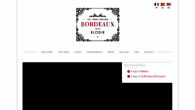What Bordeauxwithelodie.com website looked like in 2019 (4 years ago)