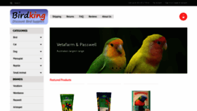 What Birdking.com.au website looked like in 2019 (4 years ago)