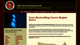 What Bartendingschoolsabc.com website looked like in 2019 (4 years ago)