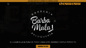 What Barberiabarbamala.com website looked like in 2019 (4 years ago)