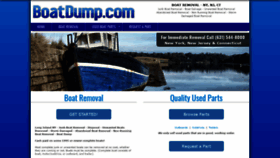 What Boatdump.com website looked like in 2019 (4 years ago)
