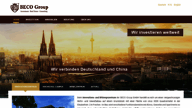 What Beco-group.de website looked like in 2019 (4 years ago)