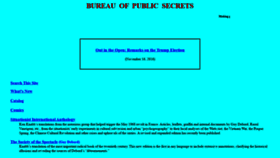 What Bopsecrets.org website looked like in 2019 (4 years ago)