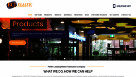 What Bcjplastics.com.au website looked like in 2019 (4 years ago)