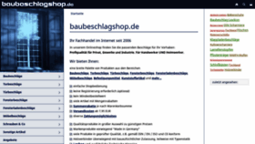What Baubeschlagshop.de website looked like in 2019 (4 years ago)