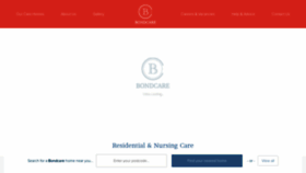 What Bondcare.co.uk website looked like in 2019 (4 years ago)