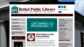 What Bethellibrary.org website looked like in 2019 (4 years ago)