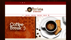 What Baristacorner.com website looked like in 2019 (4 years ago)