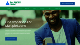 What Balanced-credit.com website looked like in 2019 (4 years ago)