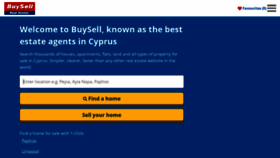 What Buysellcyprus.com website looked like in 2019 (4 years ago)