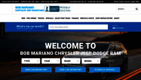 What Bobmariano.com website looked like in 2019 (4 years ago)