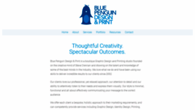 What Bluepenguin.com.au website looked like in 2019 (4 years ago)
