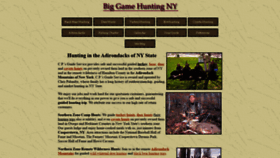 What Biggamehuntingny.com website looked like in 2019 (4 years ago)