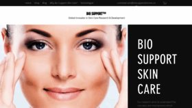 What Biosupportskincare.com website looked like in 2019 (4 years ago)