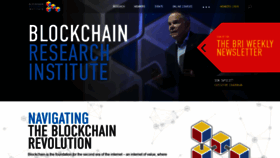 What Blockchainresearchinstitute.org website looked like in 2019 (4 years ago)