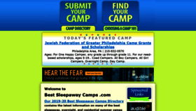 What Bestsleepawaycamps.com website looked like in 2019 (4 years ago)