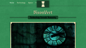 What Bisonvert.net website looked like in 2019 (4 years ago)