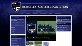 What Berkeleysoccer.com website looked like in 2019 (4 years ago)