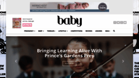 What Baby-magazine.co.uk website looked like in 2019 (4 years ago)