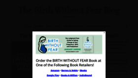 What Birthwithoutfearblog.com website looked like in 2019 (4 years ago)