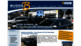 What Buddeautomobile.de website looked like in 2019 (4 years ago)