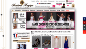 What Boutique-magique.fr website looked like in 2019 (4 years ago)