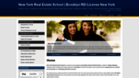 What Brooklynrealestateschool.com website looked like in 2019 (4 years ago)